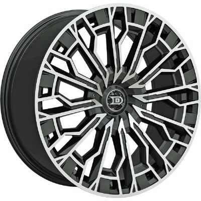 20X8.5 5-112 / 5-114.3 +35 73.1 BLACK AND MACHINED
