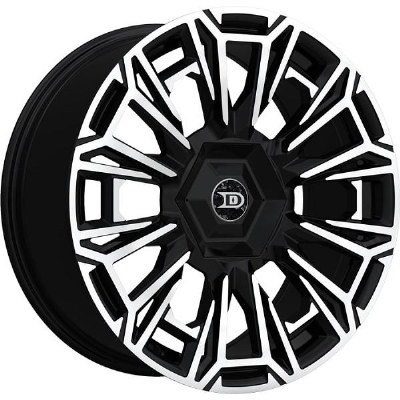 20X8.5 5-112 / 5-114.3 +35 73.1 BLACK AND MACHINED