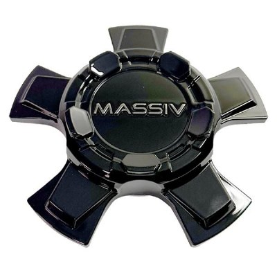 CAP GLOSS BLACK 5 LUG OR5 (CBMAS05-1PB)
