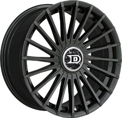 18X8.0 5-114.3 / 5-120 +38 74.1 FULL GLOSS BLACK