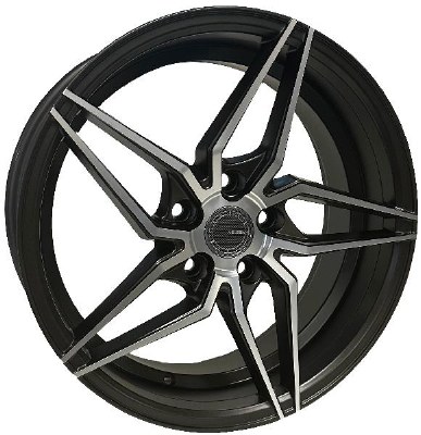 17X7.5 5-114.3 +38 73.1 FLAT DARK BRONZE MACHINED FACE