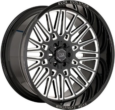 24X12 8-165 NEG44 125 BLACK AND MILLED