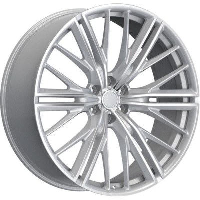 20X9.5 6-139.7 +18 78.1 SILVER AND MACHINED (FITS 2019+)