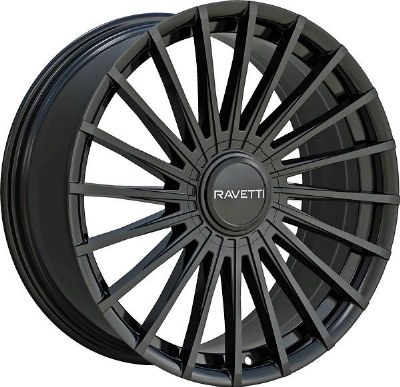 18X8.0 5-108 / 5-114.3 +38 74.1 FULL GLOSS BLACK