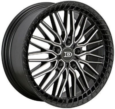 17X7.5 5-114.3 +38 73.1 (B+MW) BLACK AND MILLED