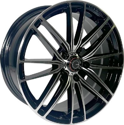 17X7.5 5-114.3 +38 73.1 BLACK AND MACHINED