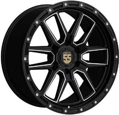 20X9.0 6-139.7 +0 108 BLACK AND MILLED