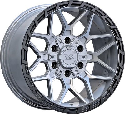 17X9.0 6-135 / 6-139.7 NEG12 106 GLOSS GUNMETAL / BLACK FLANGE