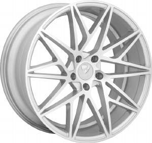 20X8.5 5-112 +35 66.56 SILVER WITH MACHINED FACE