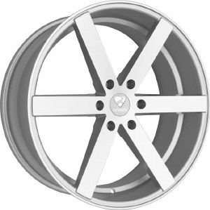 22X9.5 6-139.7 +30 78.1 SILVER WITH MACHINE FACE (FITS 2019+)