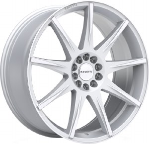 18X8.0 5-114.3 / 5-120 +38 74.1 SILVER WITH MACHINED FACE