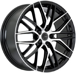 18X8.0 5-114.3 +38 73.1 BLACK W/MACH FACE