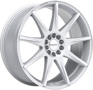 18X8.0 5-100 / 5-114.3 +38 73.1 SILVER WITH MACHINED FACE