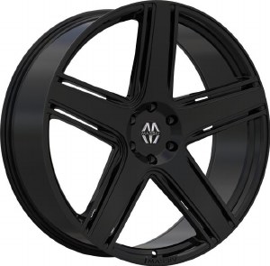 24X9.0 5-114.3 +30 74.1 FULL GLOSS BLACK - CLASSICO