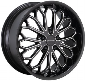 20X8.5 5-114.3 +35 73.1 BLACK AND MILLED