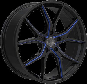 20X8.5 5-114.3 +38 73.1 BLACK AND BLUE MILLED