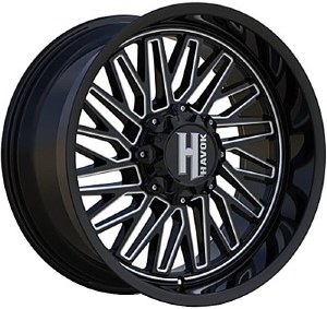 20X10 6-135 / 6-139.7 NEG18 108 BLACK AND MILLED