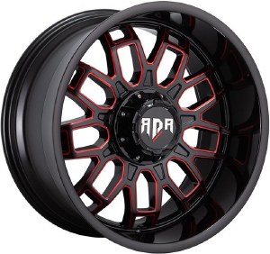 20X9.0 6-135 / 6-139.7 NEG12 100.4 BLACK AND RED MILLED