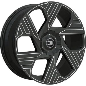 20X8.5 5-114.3 / 5-120 +35 74.1 BLACK AND MILLED