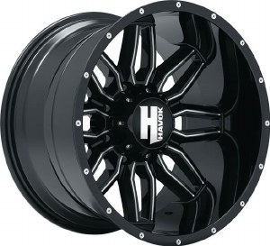 20X9.0 5-127 NEG12 78.1 BLACK AND MILLED **ONLY SOLD IN SETS OF 4**