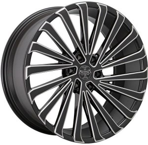 26X10 6-139.7 +25 78.1 BLACK AND MILLED **ONLY SOLD IN SETS OF 4**