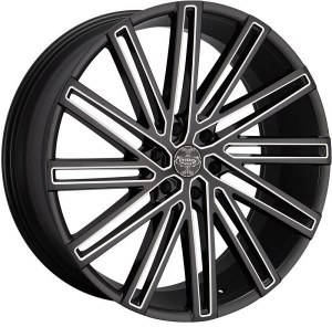 26X10 6-139.7 +25 78.1 BLACK AND MACHINED **ONLY SOLD IN SETS OF 4**