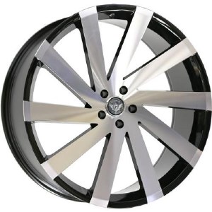 24X9.5 5-139.7 +13 78.1 CB RIGHT BLACK AND MACHINED - NEXUS **ONLY SOLD AS SETS OF 4 (2L/2R)** 24X9.5 5-139.7 +13 78.1 CB RIGHT BLACK AND MACHINED - NEXUS **ONLY SOLD AS SETS OF 4 (2L/2R)**