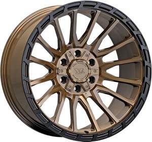 20X10 8-165 NEG19 125 GLOSS BRONZE / BLACK FLANGE