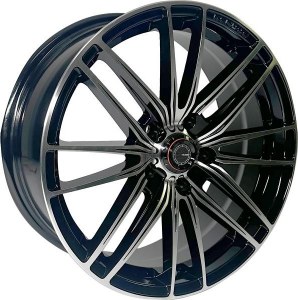 17X7.5 5-114.3 +38 73.1 BLACK AND MACHINED