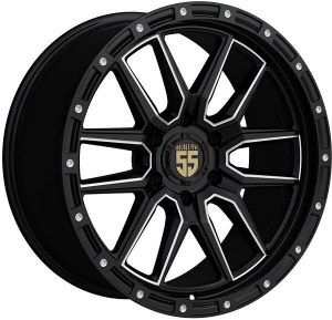 20X9.0 6-139.7 +0 108 BLACK AND MILLED