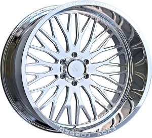 24X12 8-165 NEG44 125 FLAT FORGED POLISHED