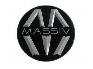 MASSIV LOGO FOR 913 916 918 919 BLACK WHEELS