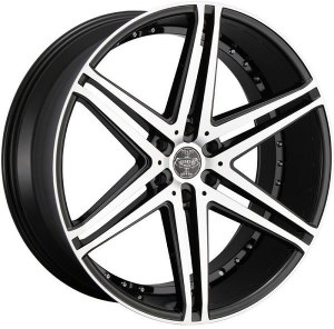24X10 6-139.7 +30 78.1 BLACK AND MACHINED **ONLY SOLD IN SETS OF 4**