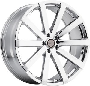 24X8.5 5-120 +30 74.1 CHROME **ONLY SOLD IN SETS OF 4**