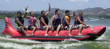 Red Shark 6 Person Banana by Island Hopper