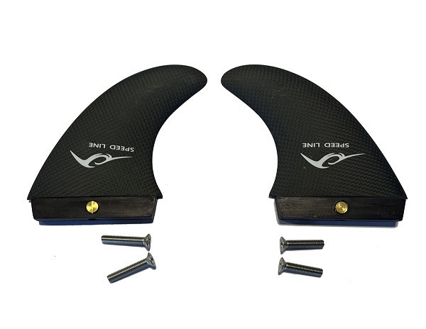 Inland Surfer Fin Pair - Carbon Tween - 10 CM Surf Style