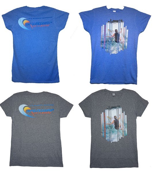 Shuswap Women's Surfer Tee - S