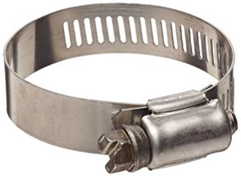 1 inch Hose Clamp - Worm Stainless