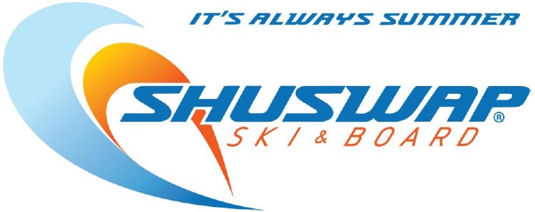 Shuswap Ski & Board Decal - 11 inches