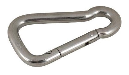 4 5/8" Asym Snap Hook - Stainless - by Sea Dog