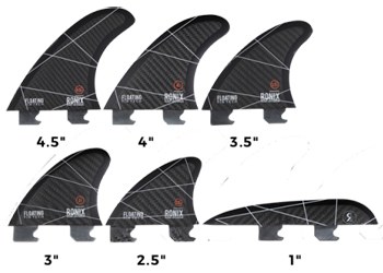 RO FCS 2 Floating Surf Fin - 4.0 inch Left