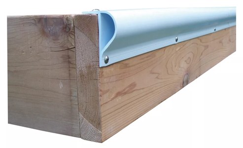 Dock Edge Slant-P 8 foot Sections Dock Edging