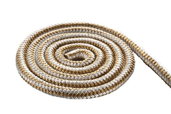SD Braided Dock Line 1/2" X 15' - Gold/White