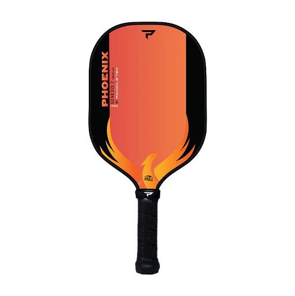 Paddletek Phoenix Genesis Carbon Face - Red - Pickleball Paddle