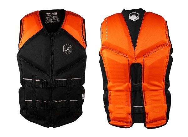 LF Watson Men's HMZ Vest Blk/Org - M