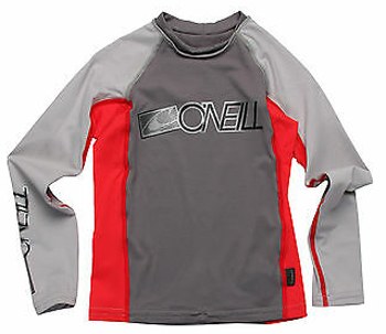 O'Neill Mens LS Basic 50+ SPF Snug Fit Rash Gurad - Large