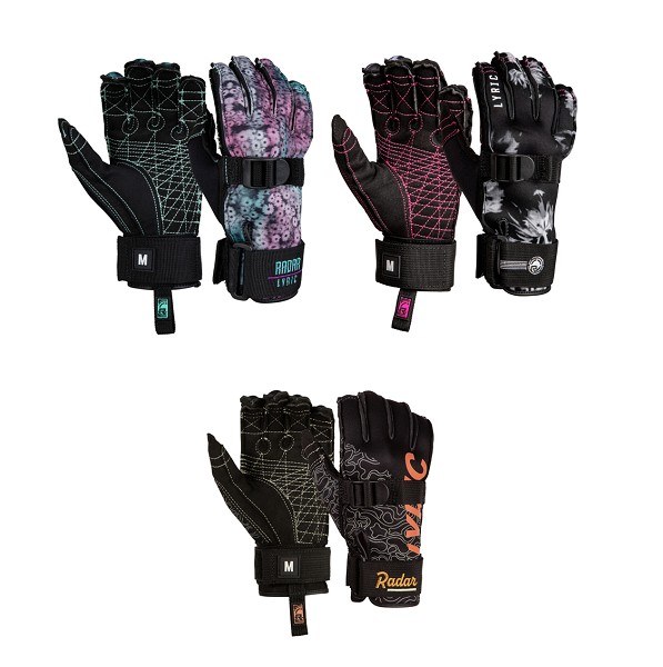 Radar Lyric Women's Inside Out Waterski and Wakeboard Gloves - S