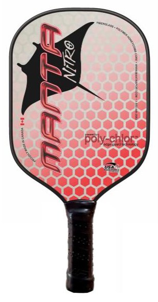 Manta Nitro Metallic Paddle - Red