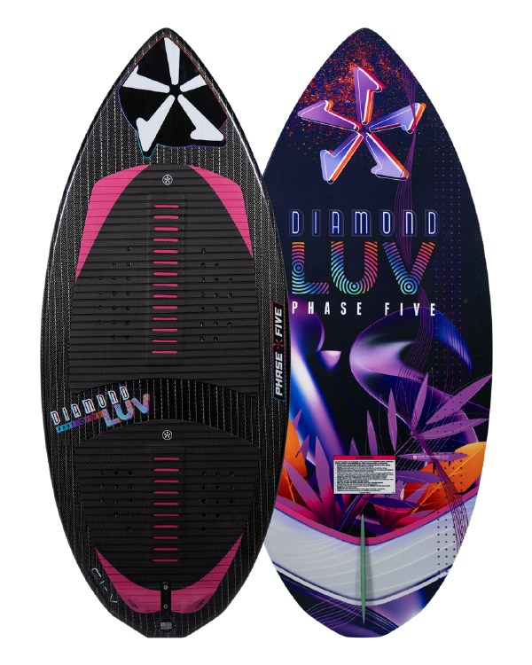 26 Phase 5 Diamond Luv Women's Skim Wakesurfer - 48 inch