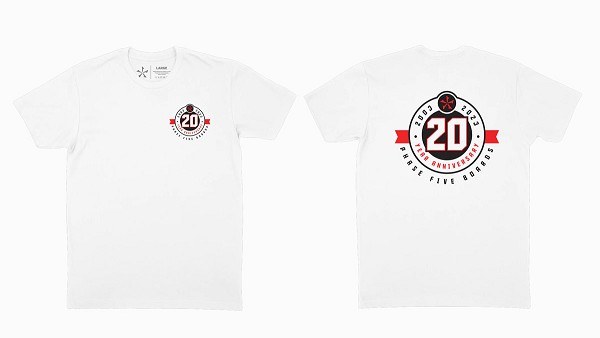 Phase 5 Short Sleeve T-Shirt - 20th Anniversary - M